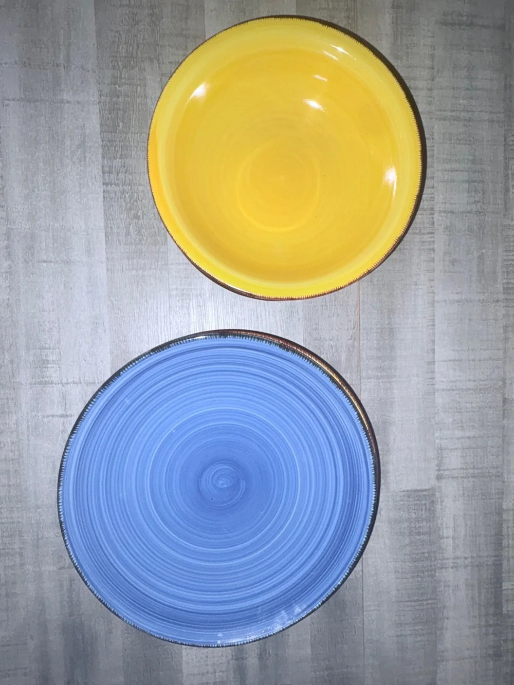 10 piece Vibrant Five-Piece Ceramic Plate & Bowl 🥣 Set — Multicolor - Stoneware